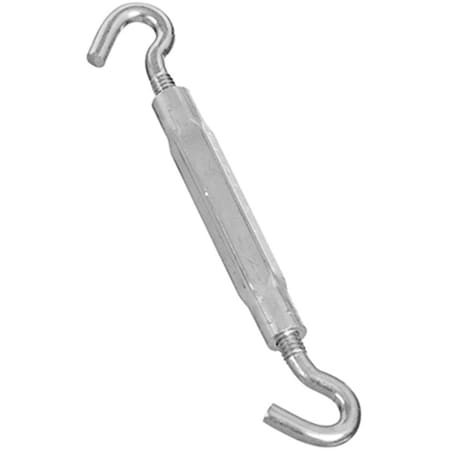 Eat-In N222-000 0.25 x 7.5 in. Zinc Hook Turnbuckle EA585219